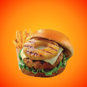 برجر اناناس مشوي Pineapple Grill Burger OR.  1.200